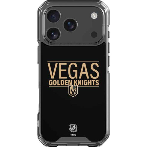 NHL Vegas Golden Knights Lineup iPhone 18 Pro Clear Case
