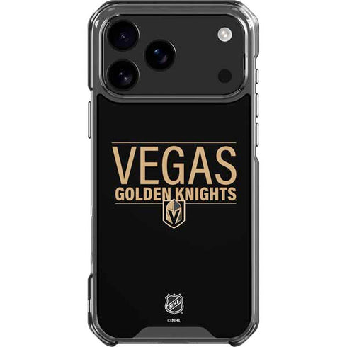 NHL Vegas Golden Knights Lineup iPhone 18 Pro Max Clear Case
