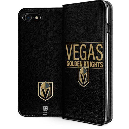 NHL Vegas Golden Knights Lineup iPhone SE (2nd & 3rd Gen) Folio Case