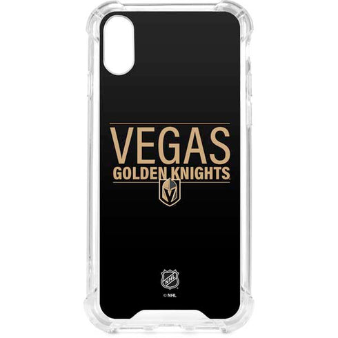 NHL Vegas Golden Knights Lineup iPhone XS Clear Case
