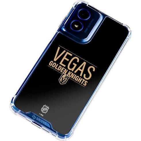 NHL Vegas Golden Knights Lineup Moto G 5G (2024) Clear Case