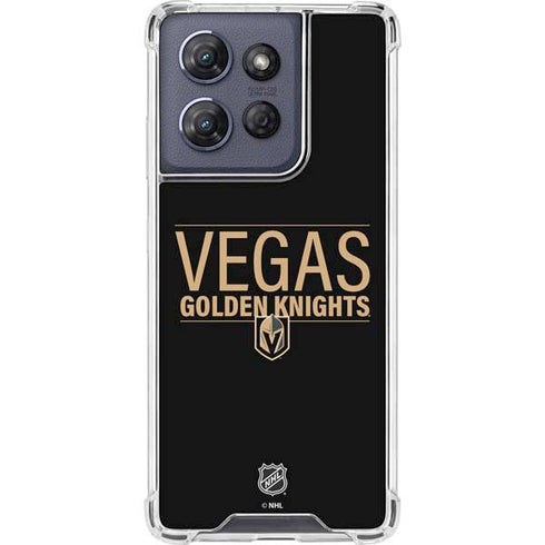 NHL Vegas Golden Knights Lineup Moto G Stylus 5G (2025) Clear Case