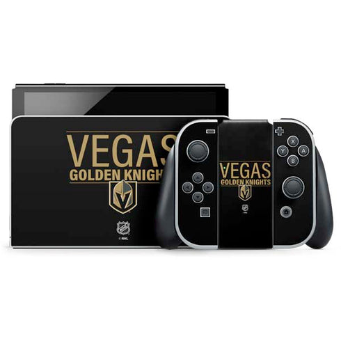 NHL Vegas Golden Knights Lineup Nintendo Skins