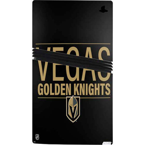 NHL Vegas Golden Knights Lineup PS5 Pro Console Skin
