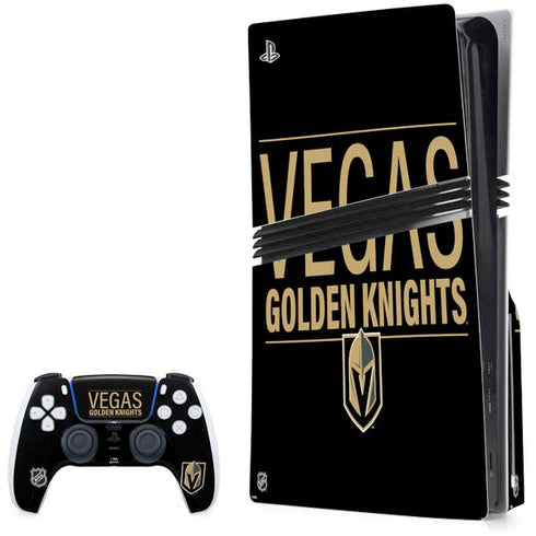 NHL Vegas Golden Knights Lineup PS5 Pro Disk Bundle Skin