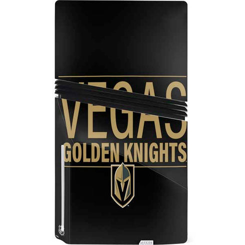 NHL Vegas Golden Knights Lineup PS5 Pro Disk Console Skin