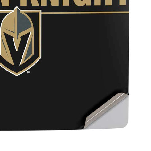 NHL Vegas Golden Knights Lineup PS5 Pro Disk Console Skin