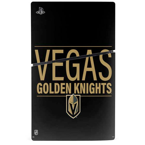 NHL Vegas Golden Knights Lineup PS5 Slim Digital Edition Console Skin