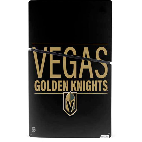NHL Vegas Golden Knights Lineup PS5 Slim Digital Edition Console Skin