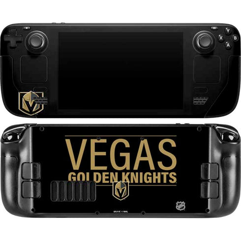 NHL Vegas Golden Knights Lineup Steam Deck Handheld Gaming Computer OLED Skin