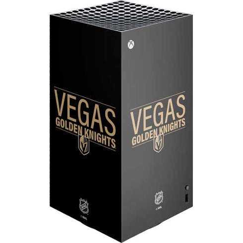 NHL Vegas Golden Knights Lineup XBox Series X Digital Edition Console Skin