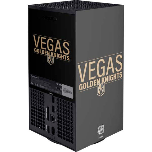 NHL Vegas Golden Knights Lineup XBox Series X Digital Edition Console Skin