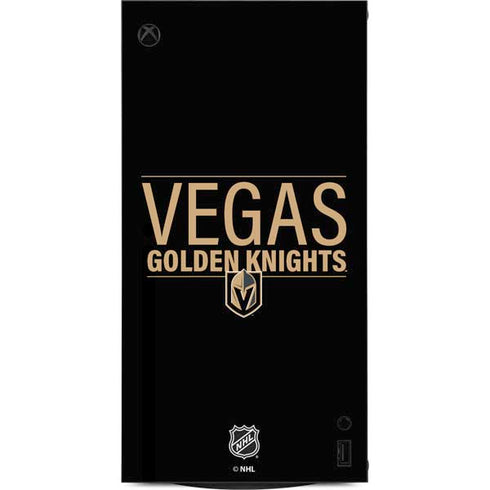 NHL Vegas Golden Knights Lineup XBox Series X Digital Edition Console Skin