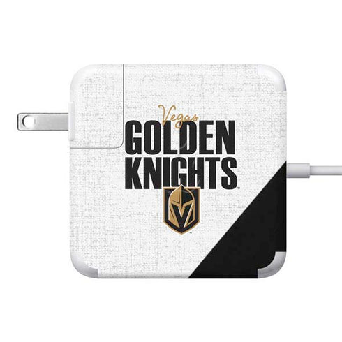 NHL Vegas Golden Knights Script 85W Power Adapter (15 and 17 inch MacBook Pro Charger) Skin