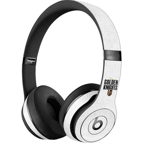 NHL Vegas Golden Knights Script Beats Solo 3 Wireless Skin