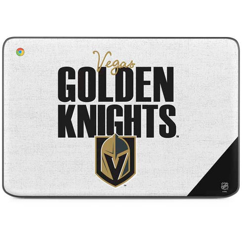 NHL Vegas Golden Knights Script HP Chromebook Skin