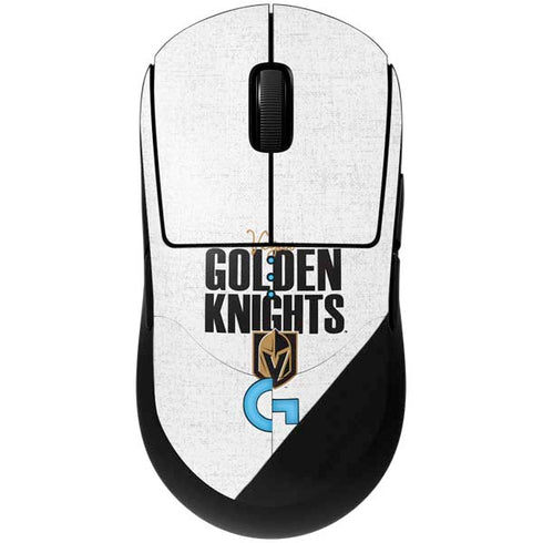 NHL Vegas Golden Knights Script G Pro Wireless Gaming Mouse Skin