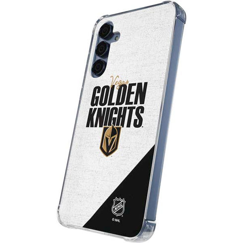 NHL Vegas Golden Knights Script Galaxy A35 5G Clear Case