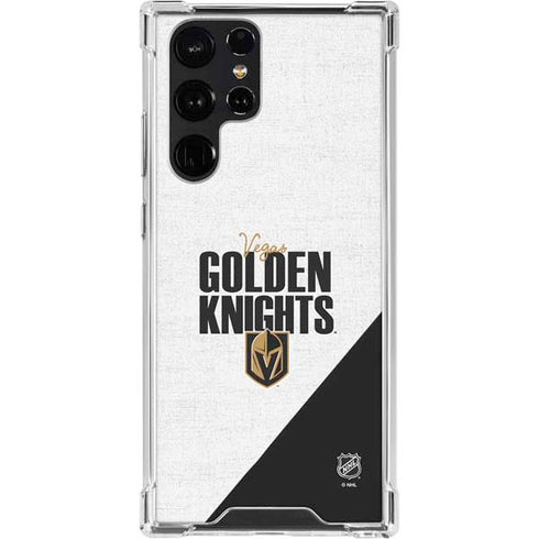 NHL Vegas Golden Knights Script Galaxy S23 Ultra Clear Case