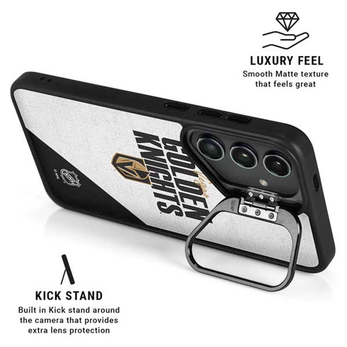 NHL Vegas Golden Knights Script Galaxy S25 Plus Kickstand Case