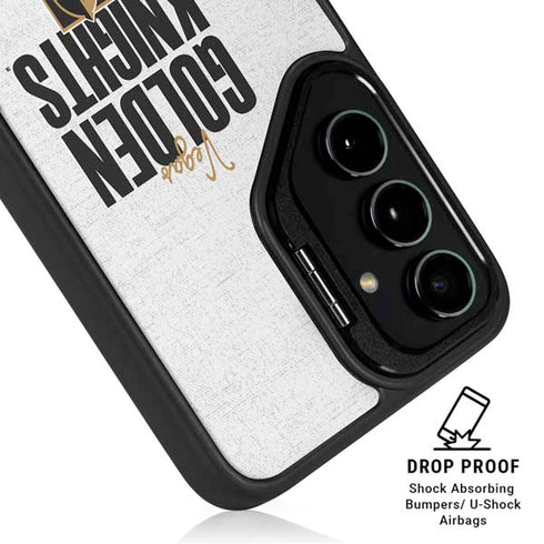NHL Vegas Golden Knights Script Galaxy S25 Ultra Kickstand Case