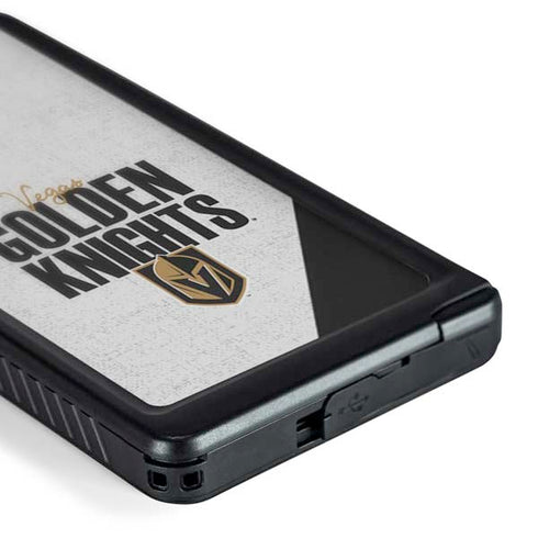 NHL Vegas Golden Knights Script Galaxy S24 Ultra Waterproof Case