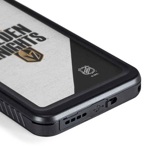 NHL Vegas Golden Knights Script Galaxy S24 Waterproof Case