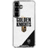 NHL Vegas Golden Knights Script Galaxy S26 Clear Case
