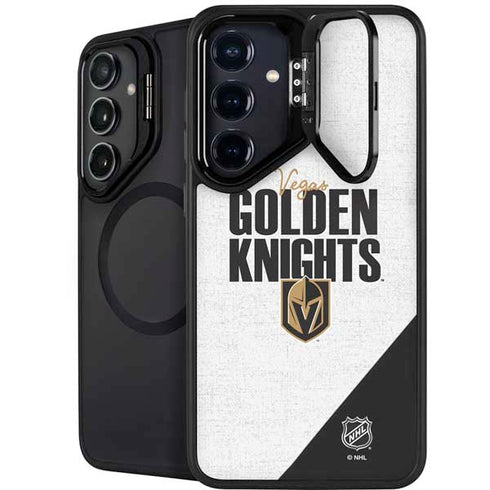 NHL Vegas Golden Knights Script Galaxy S26 Kickstand Case