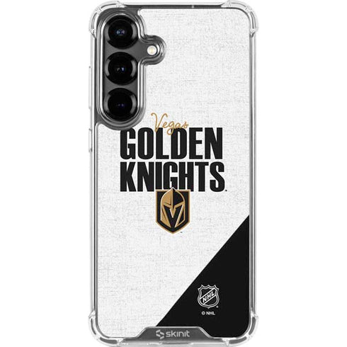 NHL Vegas Golden Knights Script Galaxy S26 Plus Clear Case