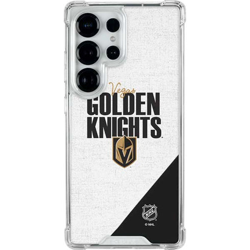 NHL Vegas Golden Knights Script Galaxy S26 Ultra Clear Case
