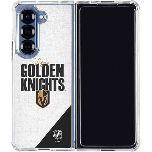 NHL Vegas Golden Knights Script Galaxy Z Fold6 Clear Case