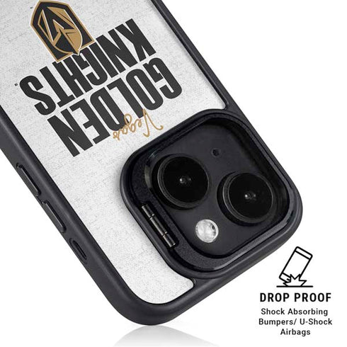NHL Vegas Golden Knights Script iPhone 13 Kickstand Case