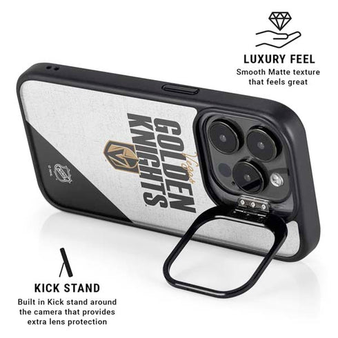 NHL Vegas Golden Knights Script iPhone 13 Pro Kickstand Case