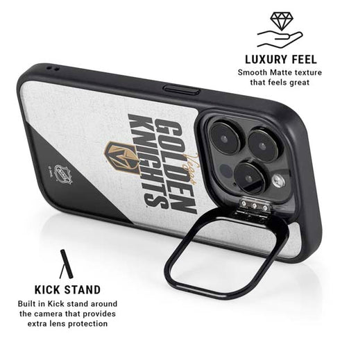 NHL Vegas Golden Knights Script iPhone 14 Pro Kickstand Case