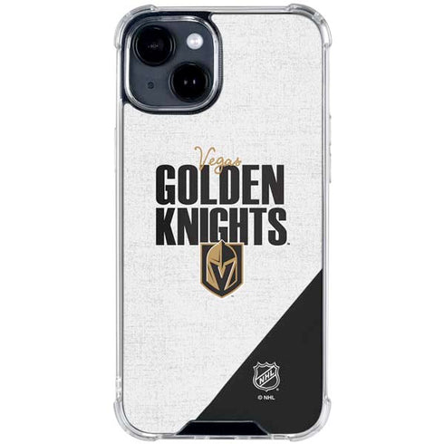 NHL Vegas Golden Knights Script iPhone 15 Clear Case
