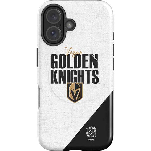 NHL Vegas Golden Knights Script iPhone 16 Magsafe Impact Case