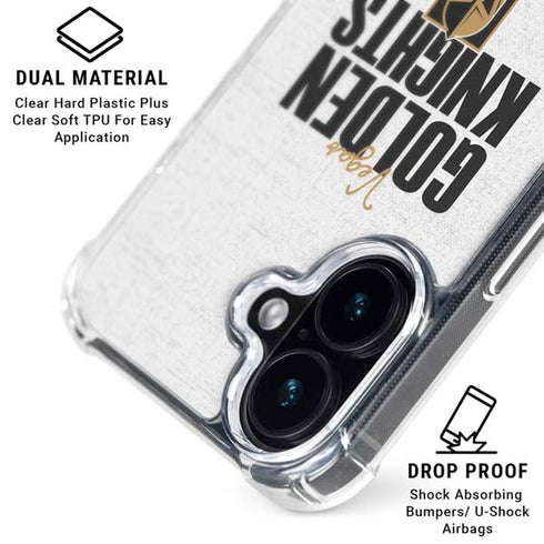 NHL Vegas Golden Knights Script iPhone 16 Plus MagSafe Case