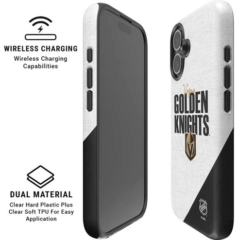 NHL Vegas Golden Knights Script iPhone 16 Plus Magsafe Impact Case