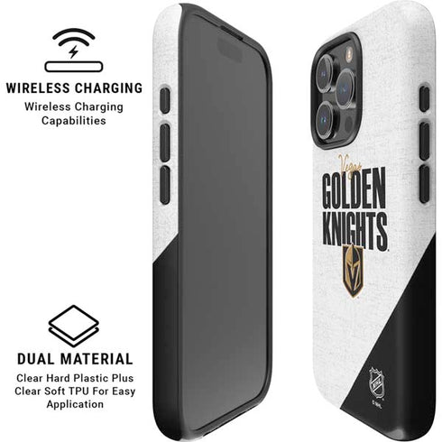 NHL Vegas Golden Knights Script iPhone 16 Pro Magsafe Impact Case