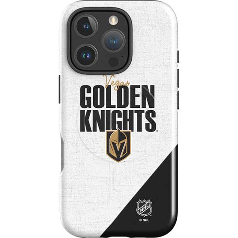 NHL Vegas Golden Knights Script iPhone 16 Pro Max Magsafe Impact Case