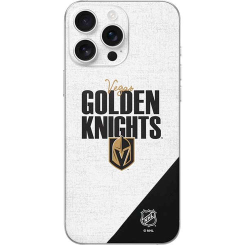 NHL Vegas Golden Knights Script iPhone 16 Pro Max Skin