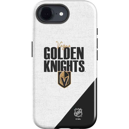 NHL Vegas Golden Knights Script iPhone 16e Impact Case