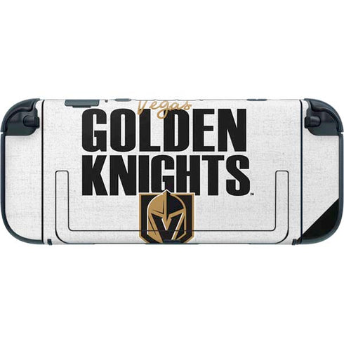 NHL Vegas Golden Knights Script Nintendo Switch 2 (2025) with Joy-Con Skin