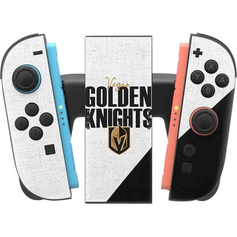 NHL Vegas Golden Knights Script Nintendo Switch 2 (2025) Joy-Con Controller Skin