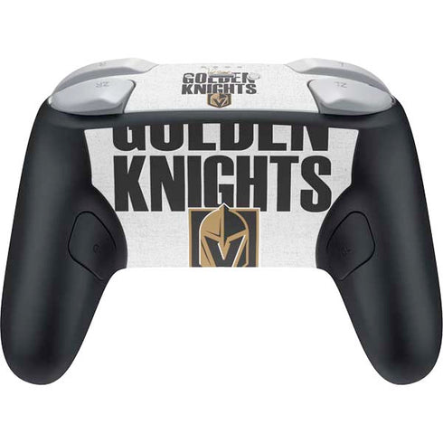 NHL Vegas Golden Knights Script Nintendo Switch 2 (2025) Pro Controller Skin