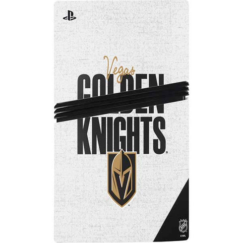 NHL Vegas Golden Knights Script PS5 Pro Console Skin