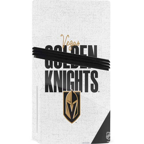 NHL Vegas Golden Knights Script PS5 Pro Disk Console Skin
