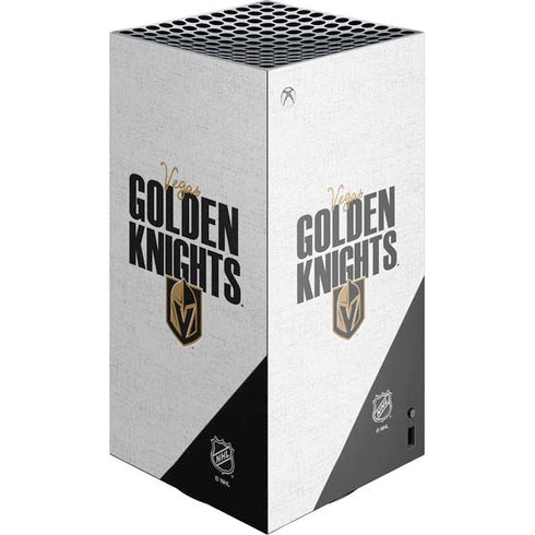 NHL Vegas Golden Knights Script XBox Series X Digital Edition Console Skin