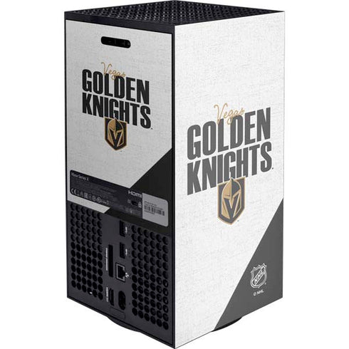NHL Vegas Golden Knights Script XBox Series X Digital Edition Console Skin